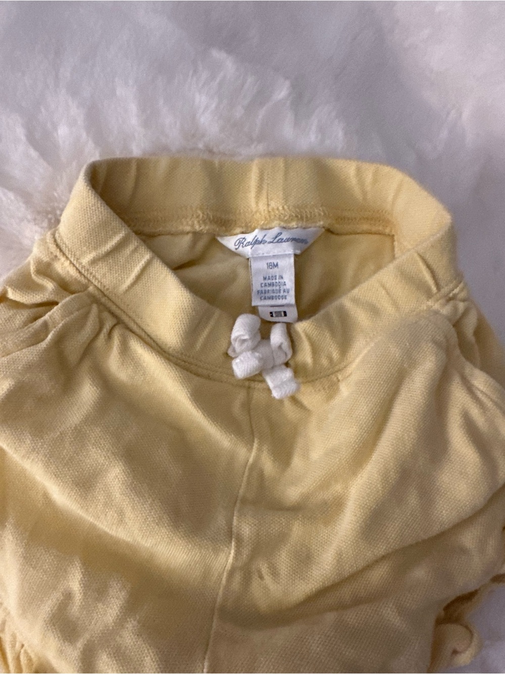 Ralph Lauren Pale Yellow shorts